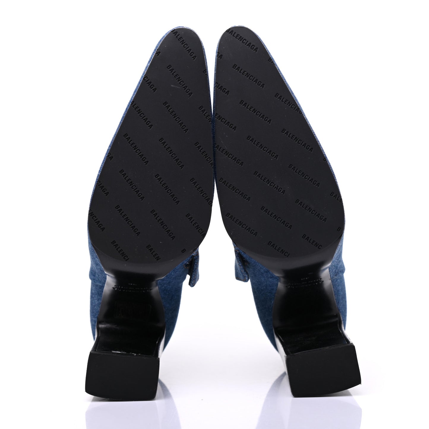 Denim Ankle Boots 38 Blue
