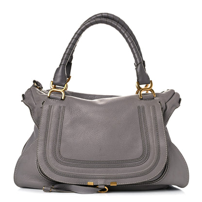 Chloe Calfskin Large Marcie Satchel Cashmere Grey 1 of 22