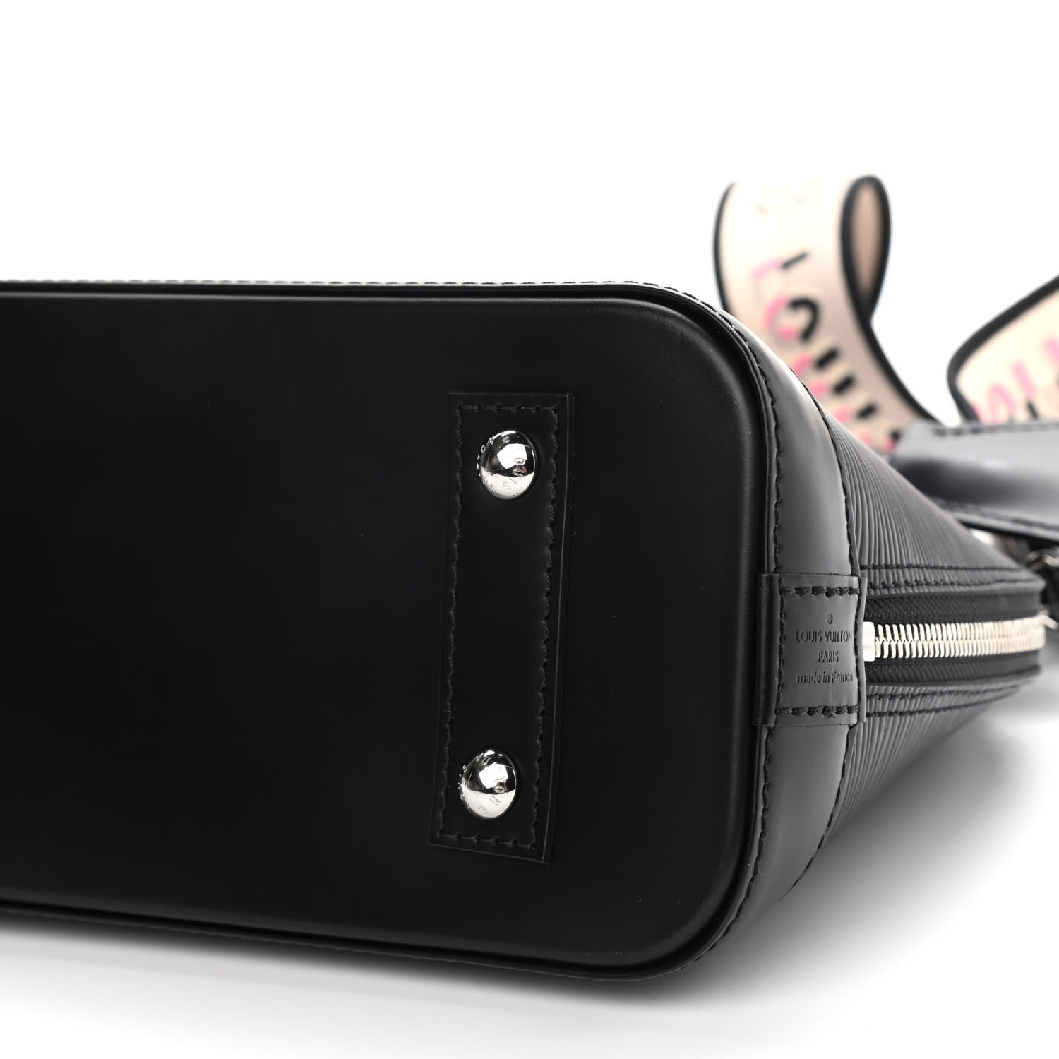 Louis Vuitton Epi Jacquard Alma BB Black 8 of 8