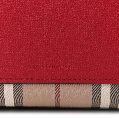 Burberry Haymarket Check Medium Reversible Tote Red 12 of 18