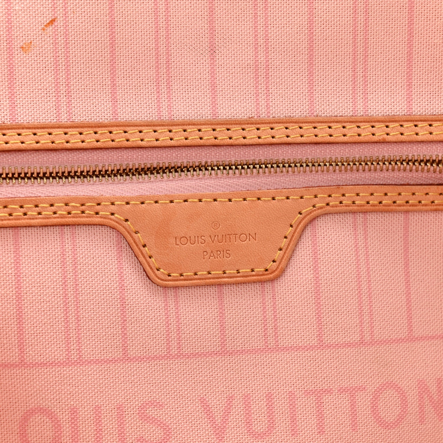 Louis Vuitton Damier Azur Neo Neverfull MM Rose Ballerine 7 of 13