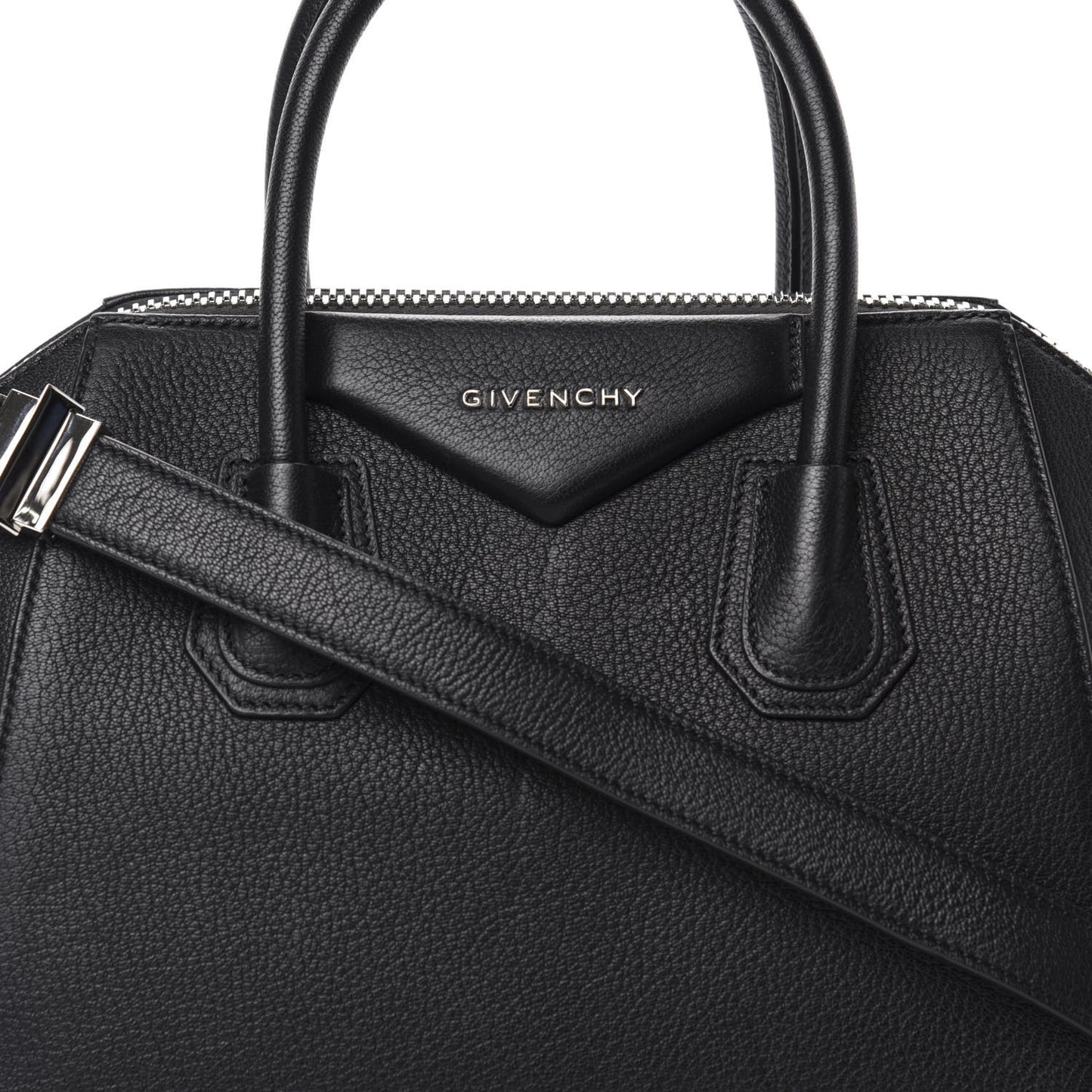 Sugar Goatskin Small Antigona Black