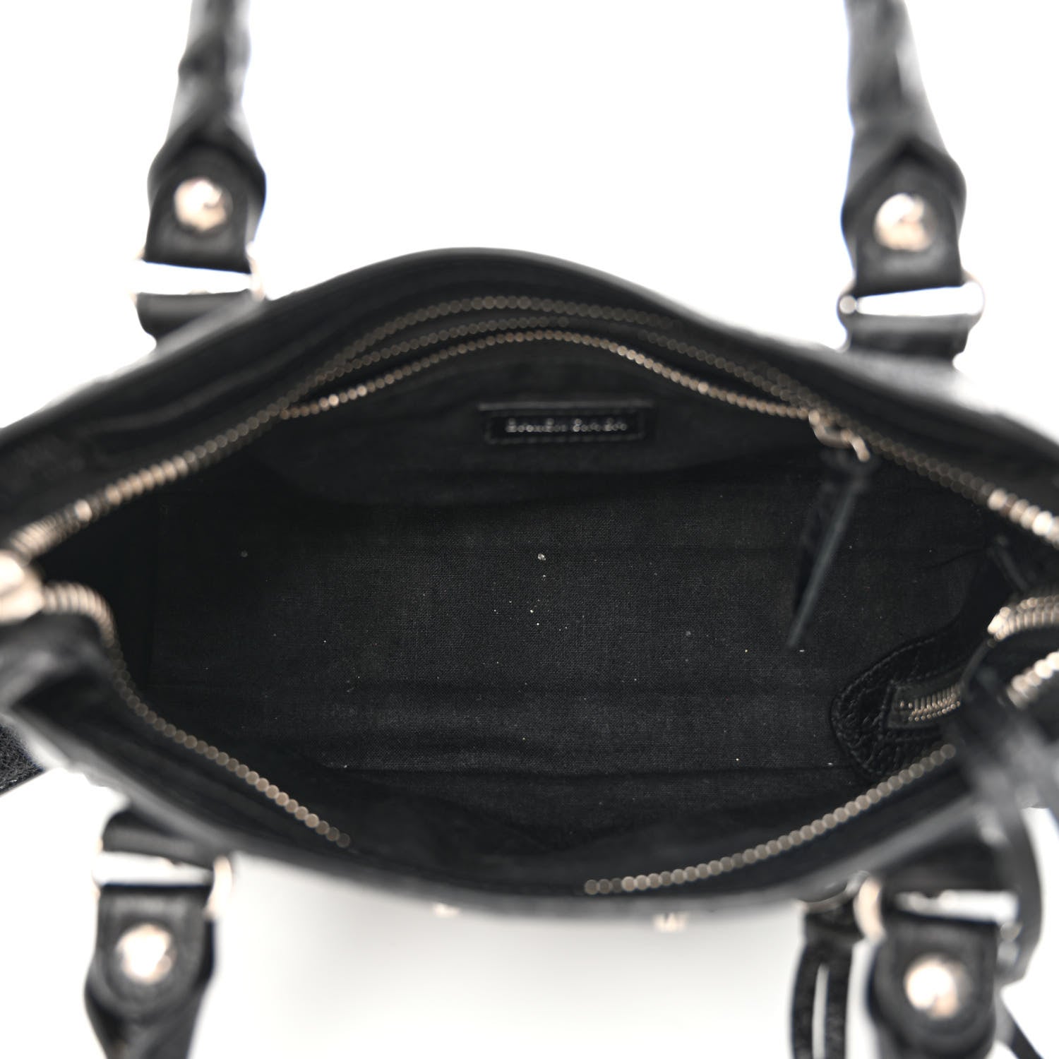 Balenciaga Agneau Classic Silver Hardware Mini City Black 5 of 11