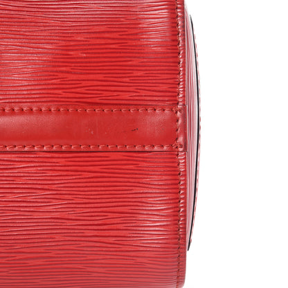 Louis Vuitton Epi Speedy 25 Castillan Red 13 of 13