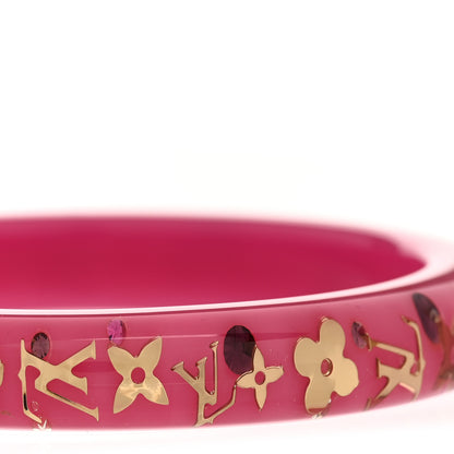 Louis Vuitton Resin Swarovski Small Inclusion Bracelet Rose Pop 3 of 3