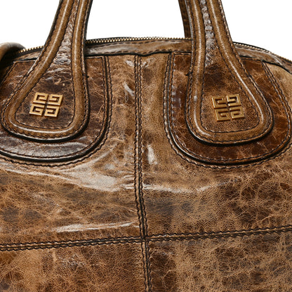 Givenchy Crackled Calfskin Medium Nightingale Light Brown 7 of 10