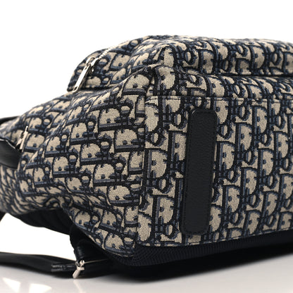 Christian Dior Oblique Calfskin Rider Backpack Beige Black 8 of 10