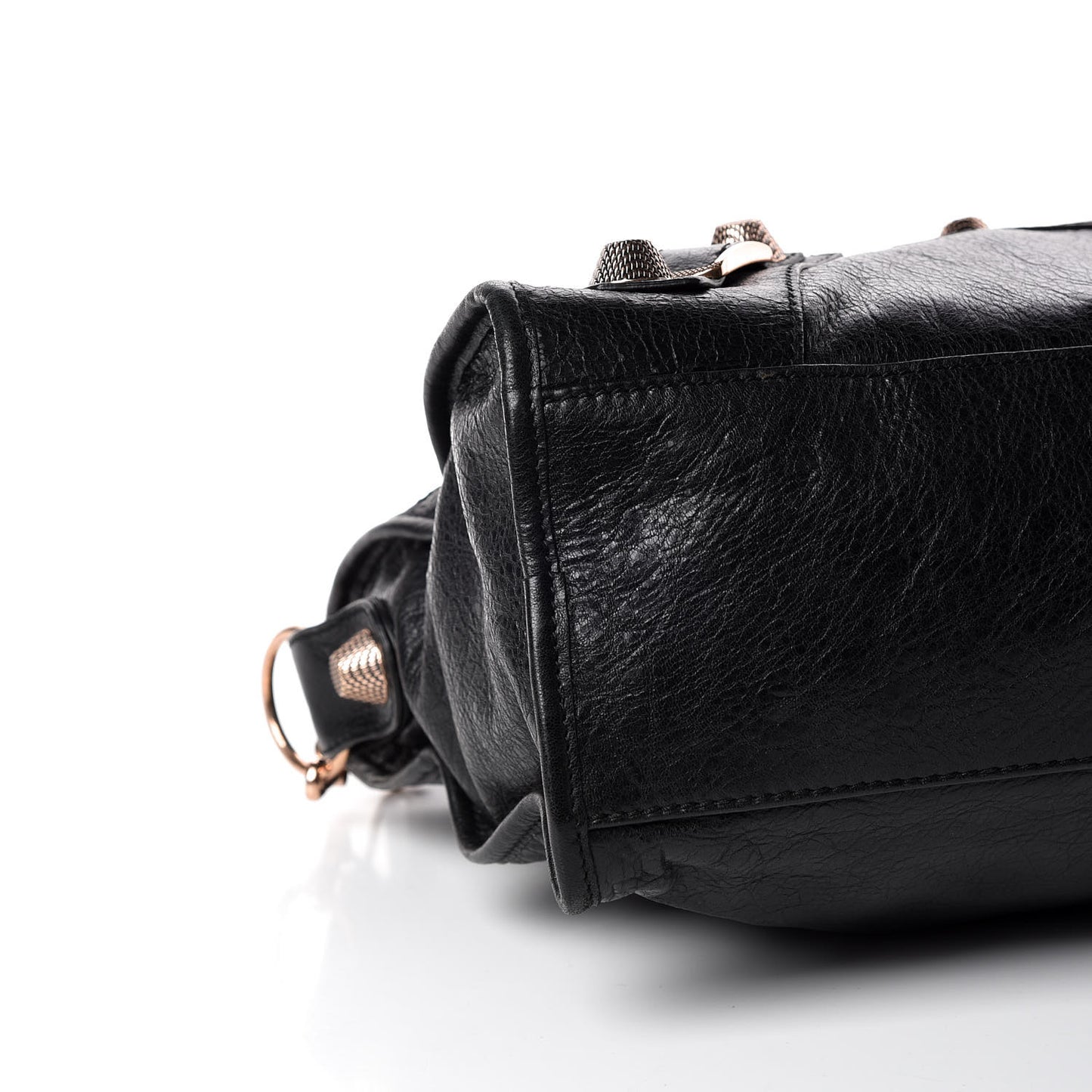 Agneau Giant 21 Rose Gold Hardware City Black