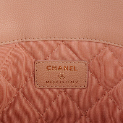 Chanel Caviar Quilted Medium Golden Class Pouch Light Pink 6 of 7