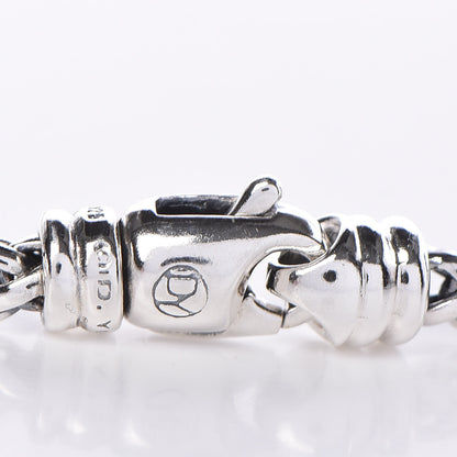 David Yurman Sterling Silver Wheat Chain Necklace 4 of 6