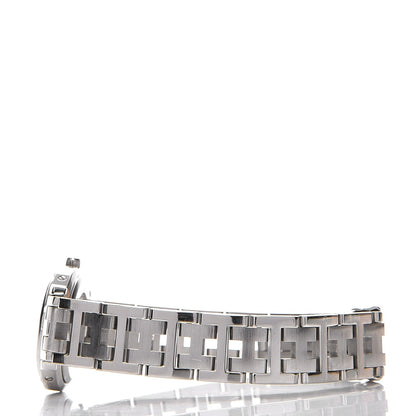 Hermes Stainless Steel 24mm Clipper Quartz Watch Gray 3 of 8