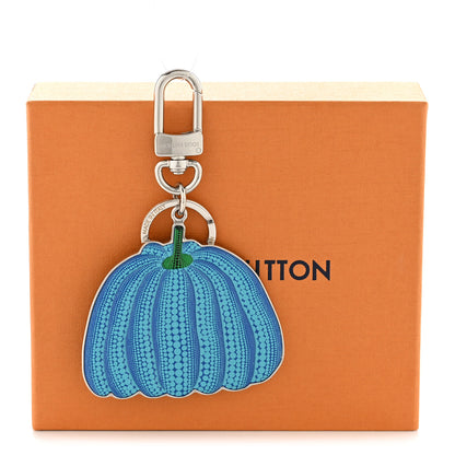 Louis Vuitton LV X YK Pumpkin Key Holder Bag Charm Blue 5 of 5
