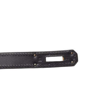 Hermes Box Kelly Retourne 35 Black 7 of 11