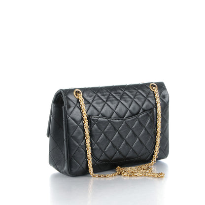 Chanel Aged Calfskin Quilted 2.55 Reissue 226 Flap Black 3 of 8