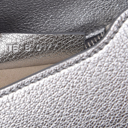 Givenchy Metallic Calfskin Mini Pandora Box Chain Crossbody Bag Silver 7 of 7