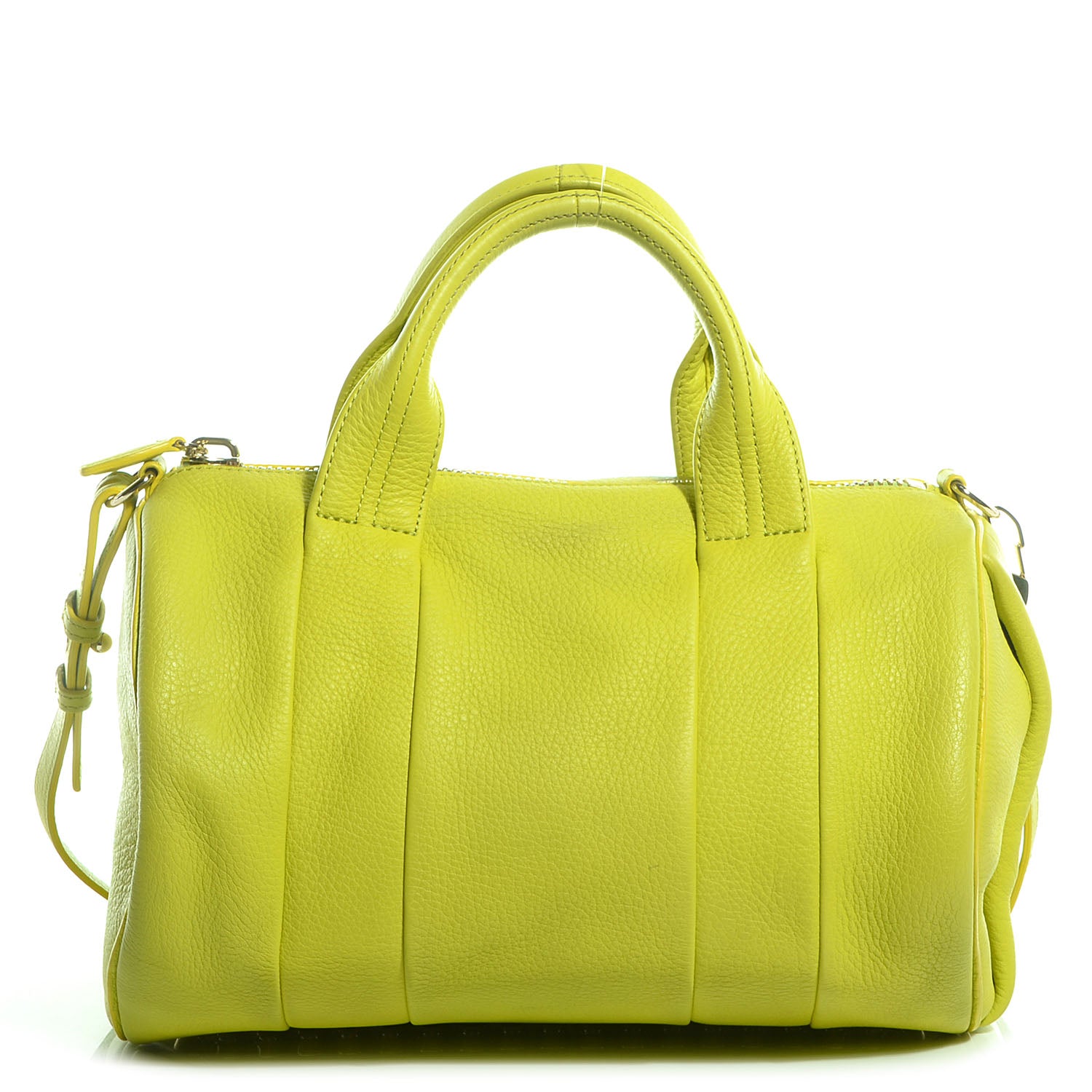 Alexander Wang Pebbled Lambskin Rocco Soft Acid w Pale Gold Hardware 1 of 7