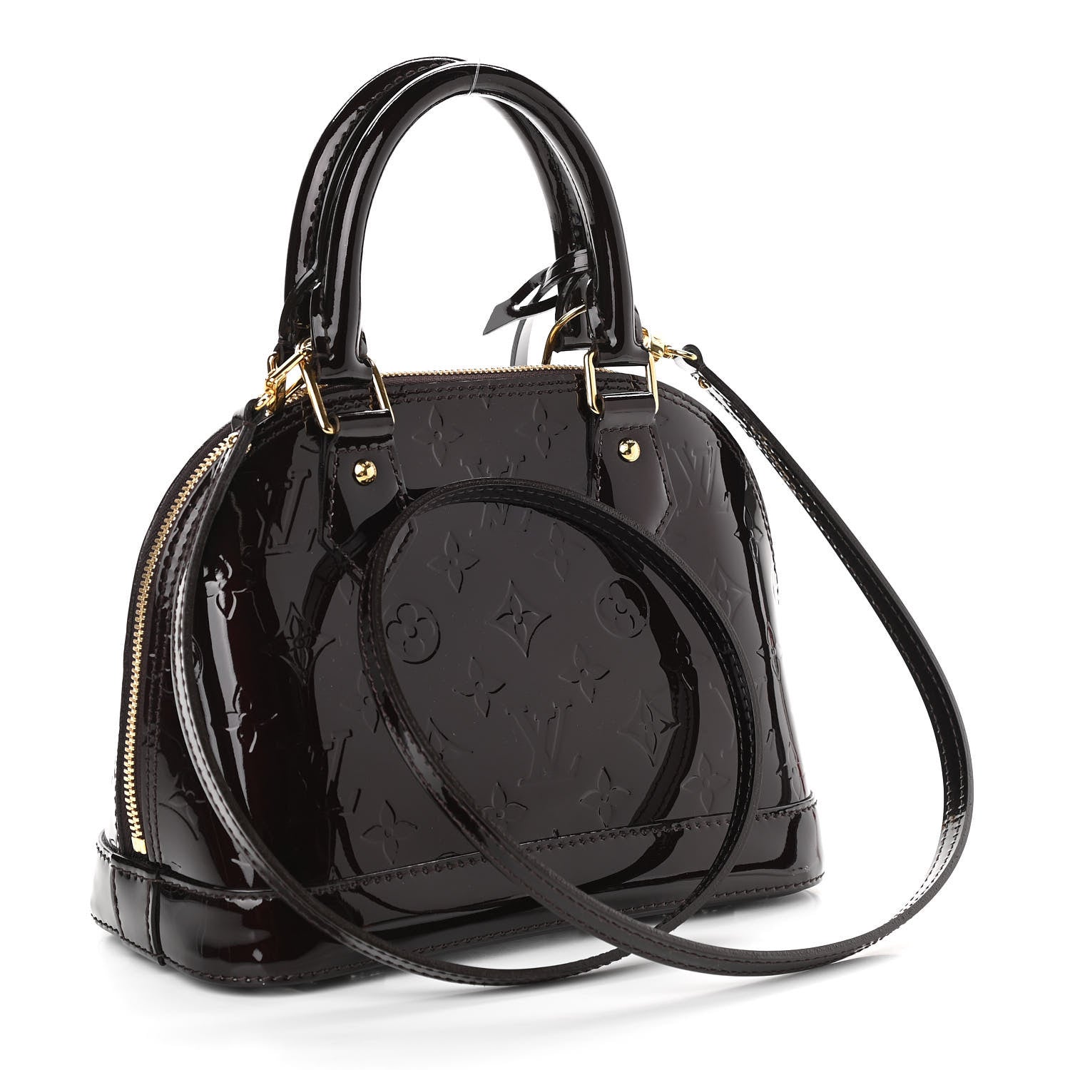 Louis Vuitton Vernis Alma BB Amarante 3 of 10