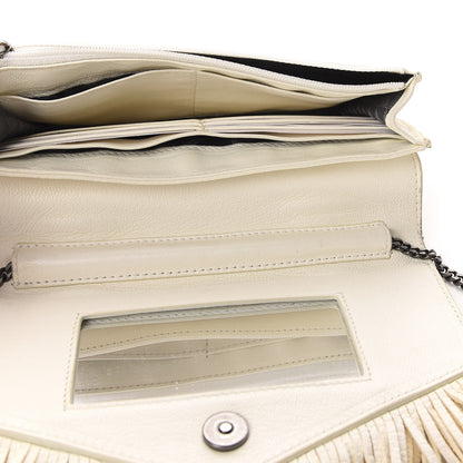 Proenza Schouler Lambskin Fringe PS1 Chain Wallet White 4 of 11