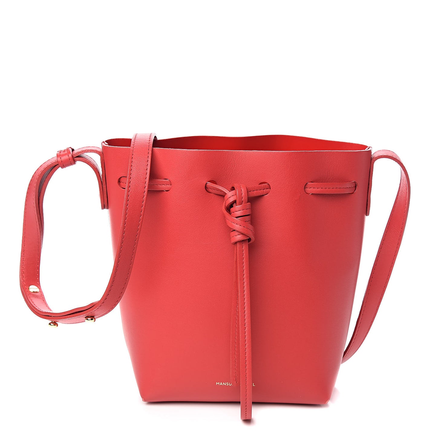 Calfskin Mini Mini Bucket Bag Flamma
