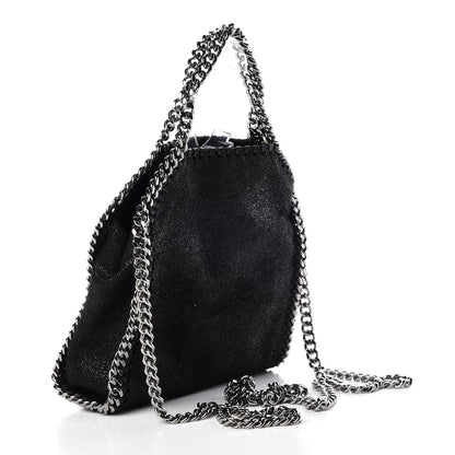 Stella McCartney Shaggy Deer Tiny Falabella Tote Black 3 of 8