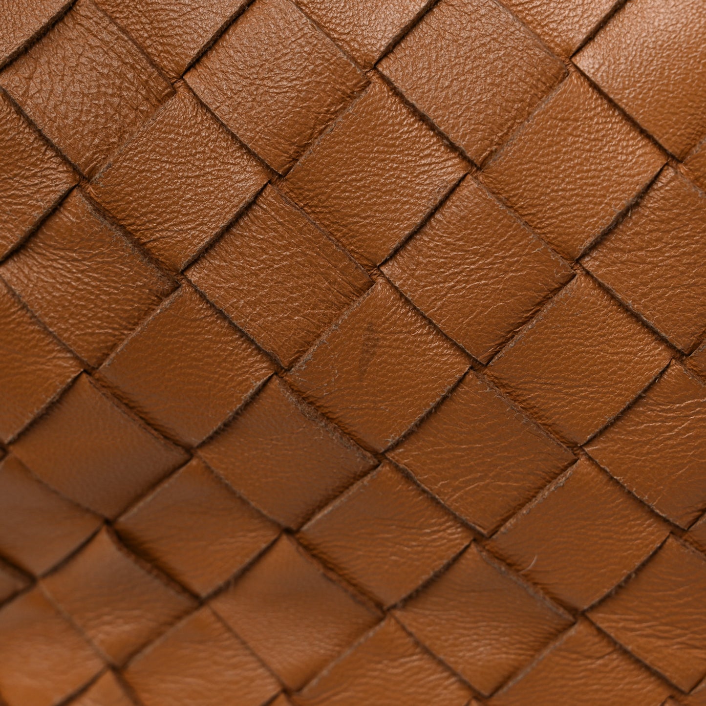 Nappa Intrecciato Teen Jodie Hobo Caramel