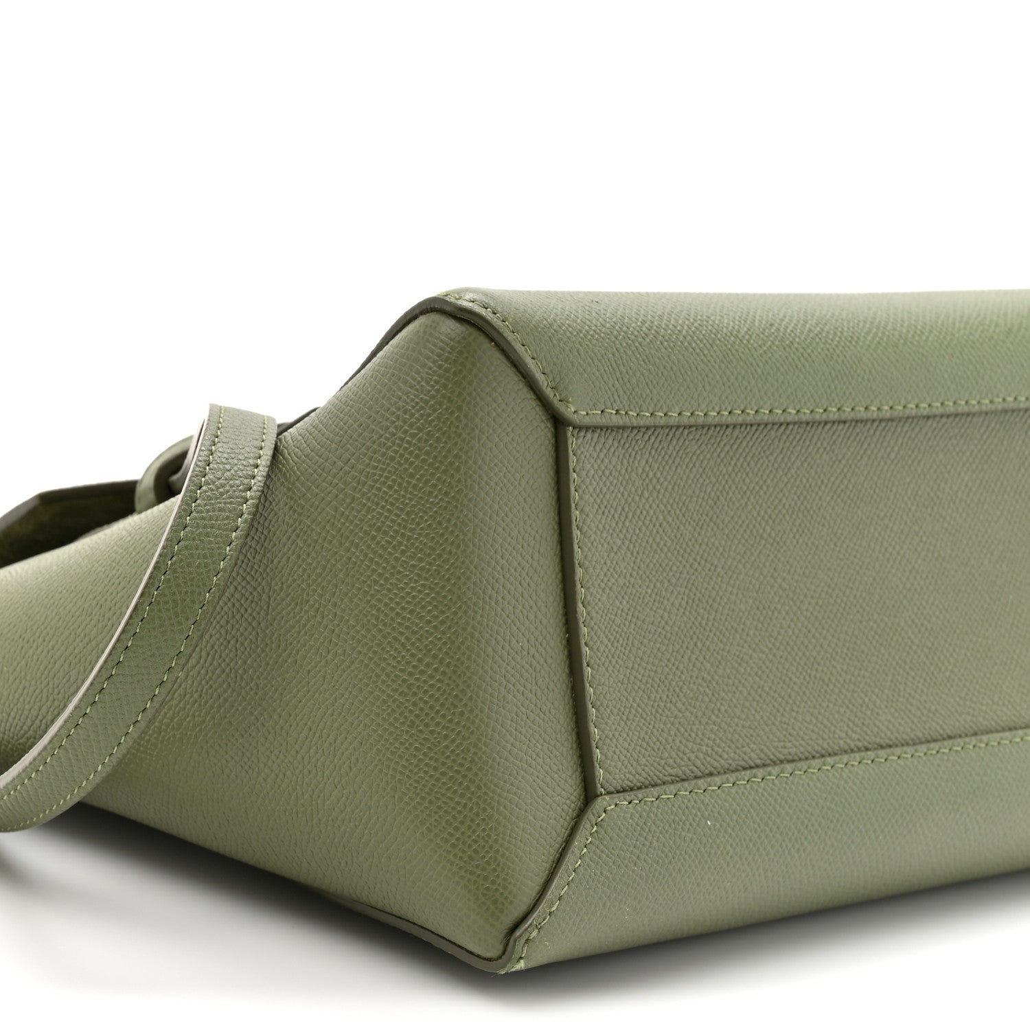 Celine Grained Calfskin Micro Belt Bag Army Green 10 of 10