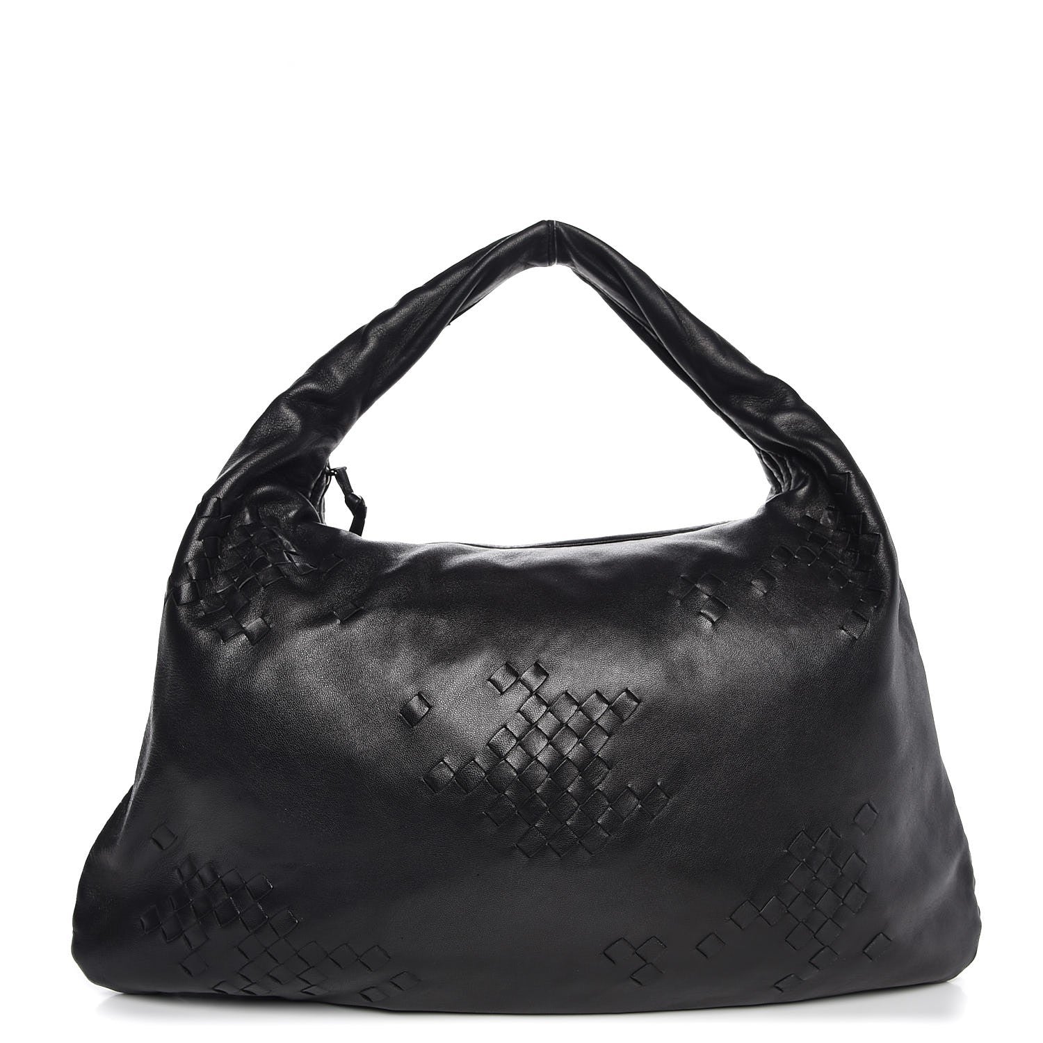 Bottega Veneta Nappa Intrecciato Large Veneta Hobo Black 1 of 7
