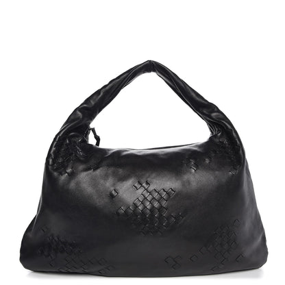Bottega Veneta Nappa Intrecciato Large Veneta Hobo Black 1 of 12