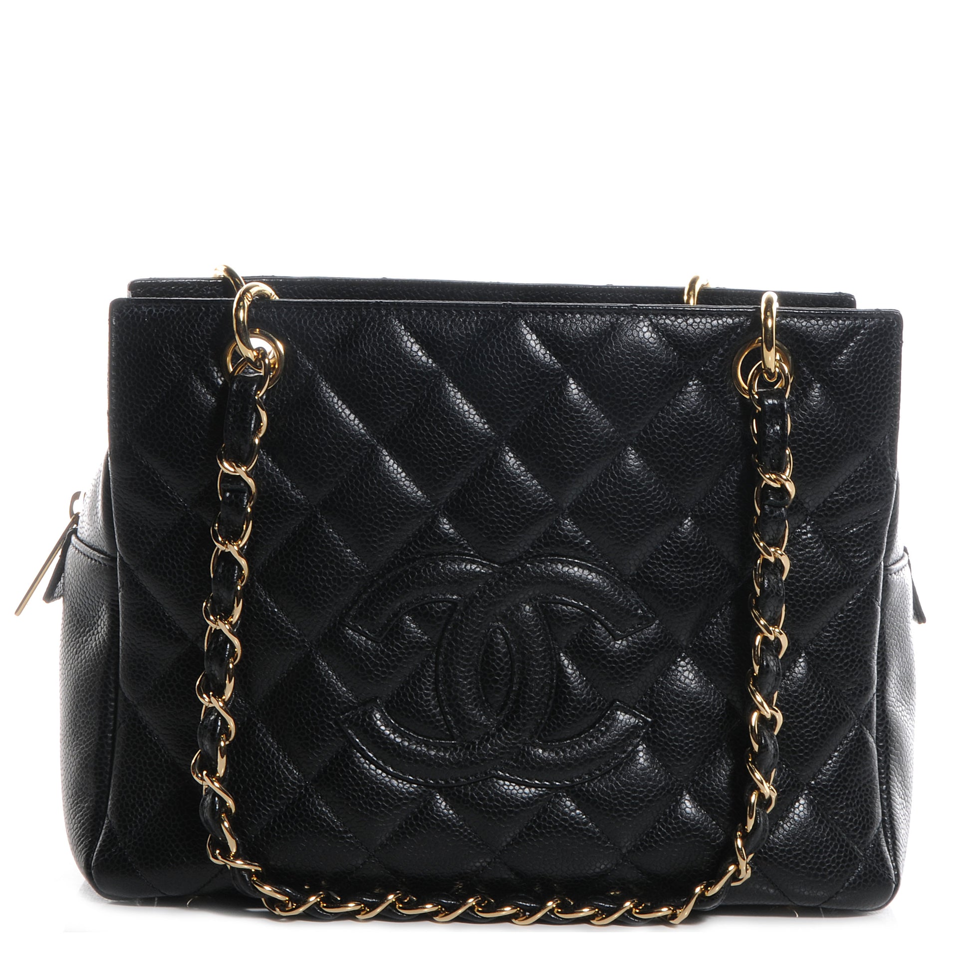 Chanel Caviar Quilted Petit Timeless Tote PTT Black 1 of 7