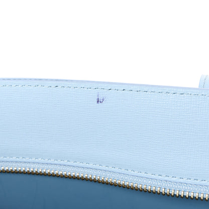 Mansur Gavriel Saffiano Small Zip Tote Light Blue 11 of 11
