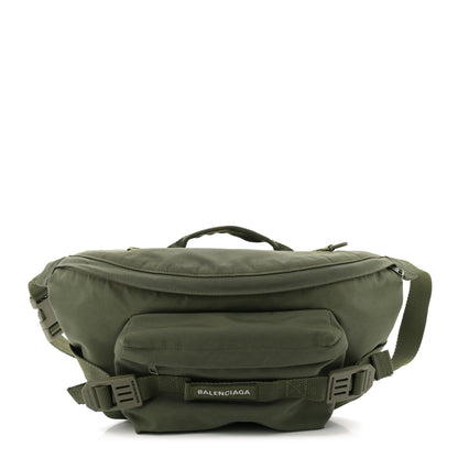 Balenciaga Recycled Casual Nylon Large Army Beltpack Dark Green 1 of 10