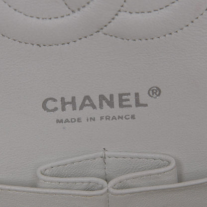 Chanel Caviar Quilted Medium Double Flap White 8 of 10