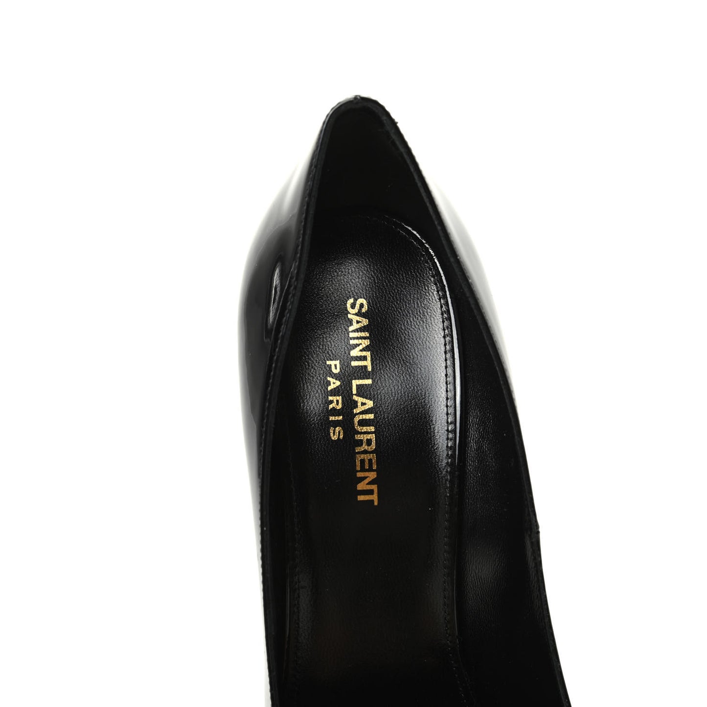 Patent Calfskin Kiki 100 Pumps 39 Black