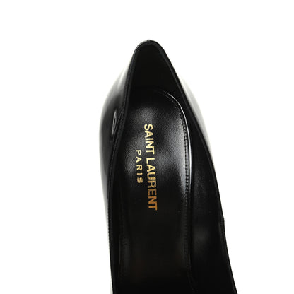 Saint Laurent Patent Calfskin Kiki 100 Pumps 39 Black 6 of 8