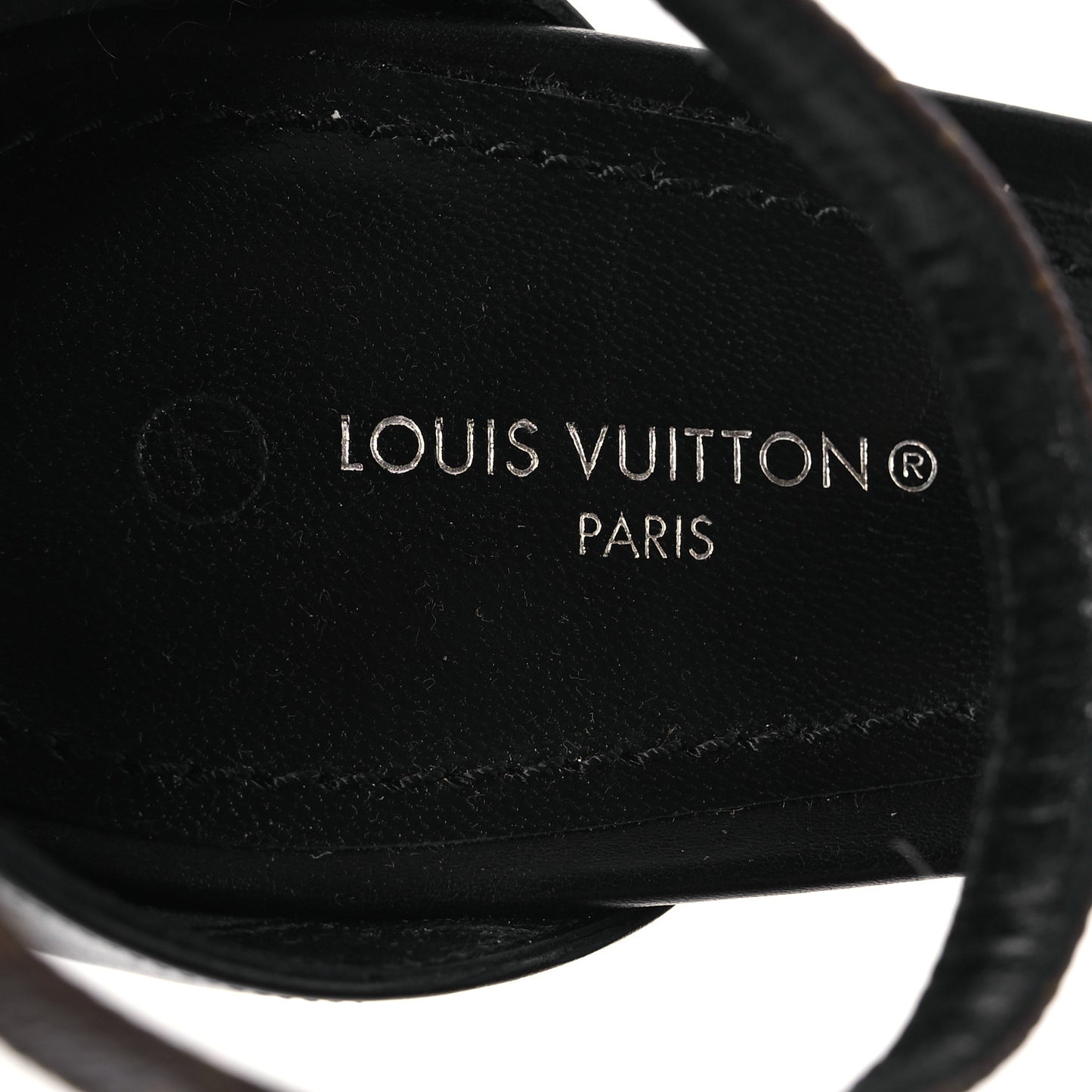 Monogram Afterglow Platform Sandals 40 Black