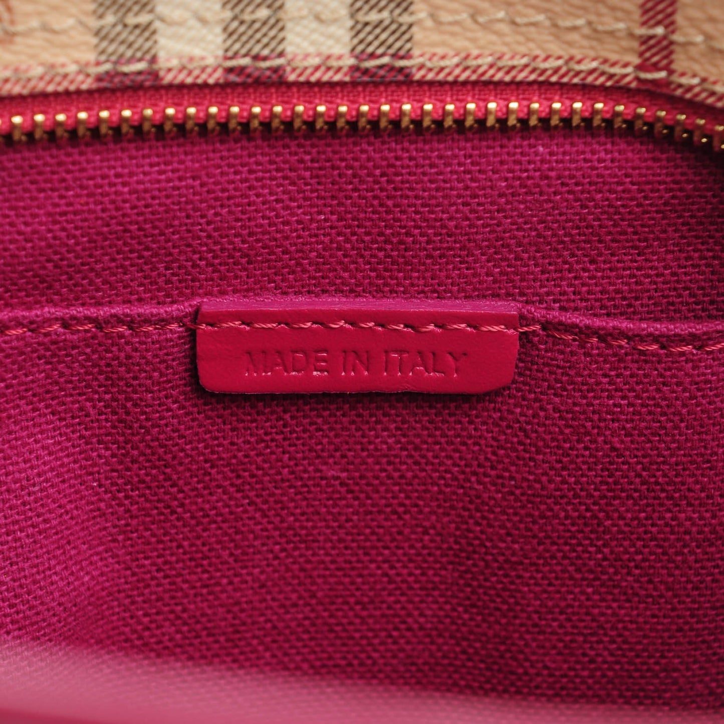 Haymarket Check Medium Regent Tote Dark Pink