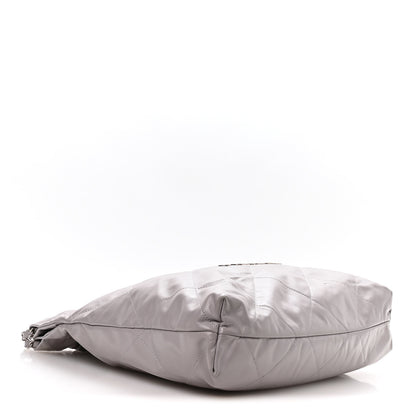 Chanel Shiny Calfskin Quilted Chanel 22 Grey 5 of 11