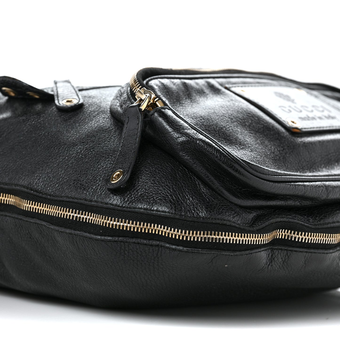 Calfskin Voyager Hobo Black