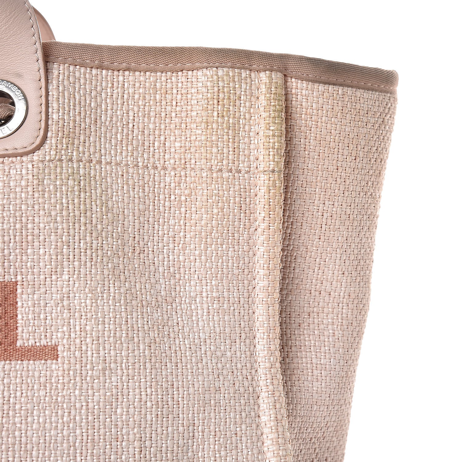 Chanel Canvas Large Deauville Tote Pink 14 of 20