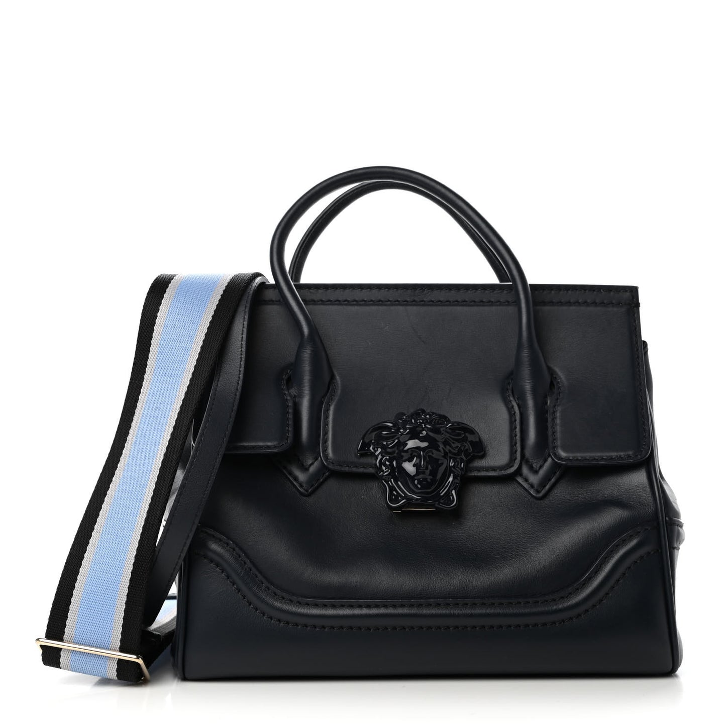Vitello Medium Palazzo Empire Bag Deep Blue