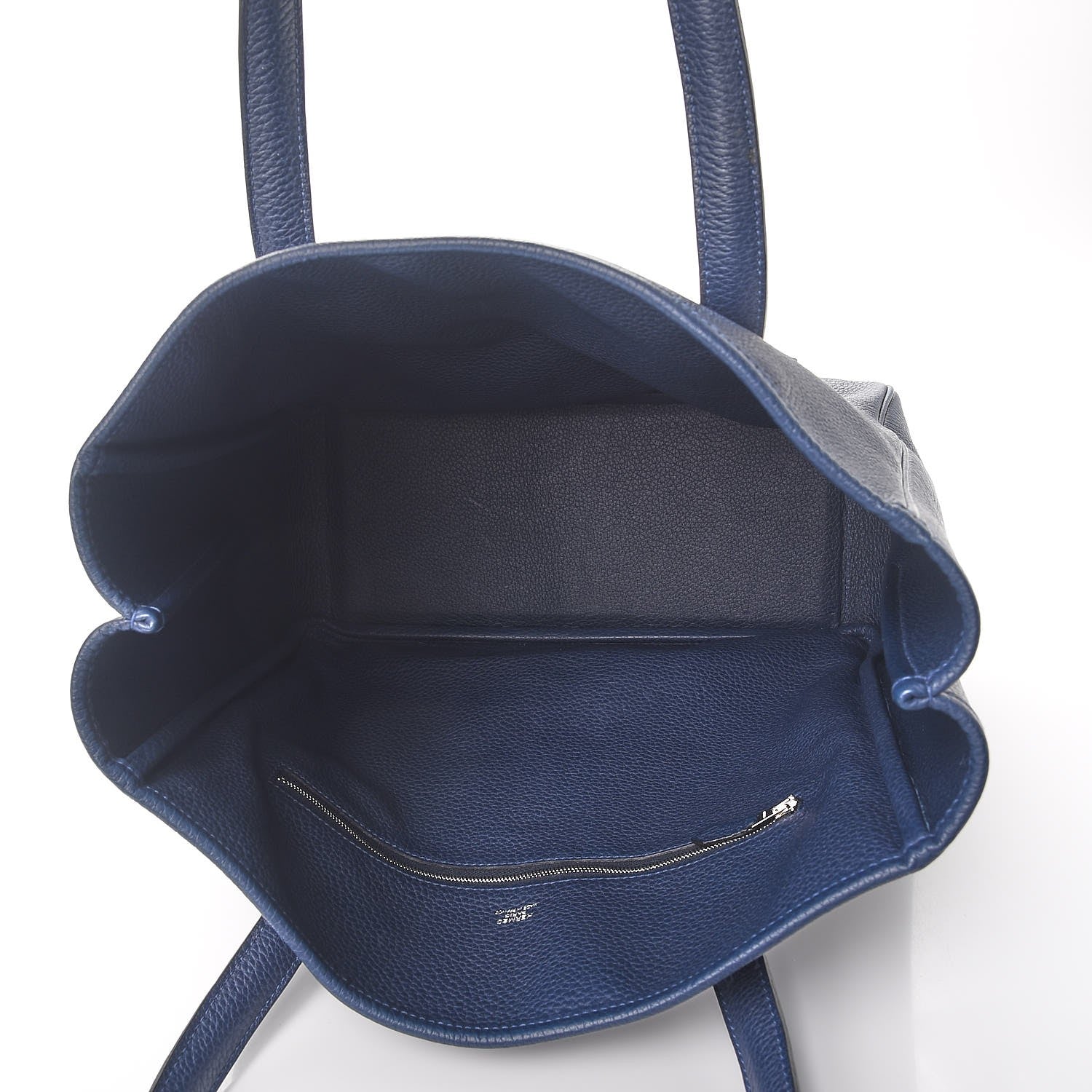 Hermes Taurillon Clemence Victoria II Cabas 32 Bleu Abysse 5 of 8