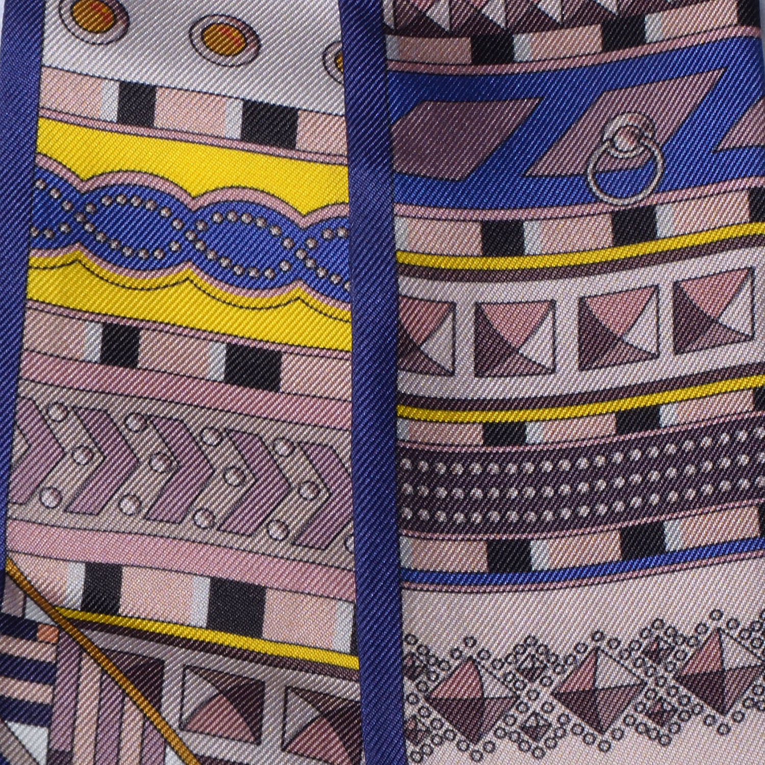 Hermes Silk Colliers De Chiens Twilly 8 of 9