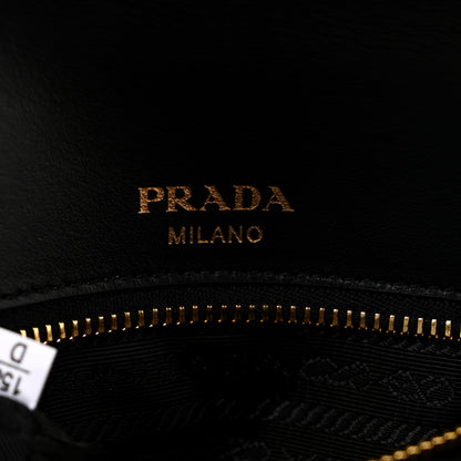 Prada Saffiano Flap Shoulder Bag Black 6 of 16