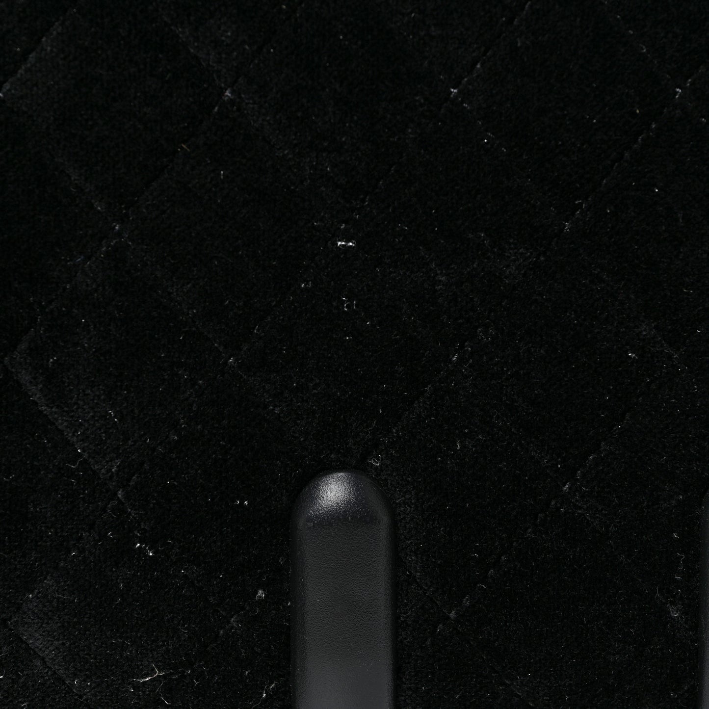Suede Quilted Coco Case Trolley Black