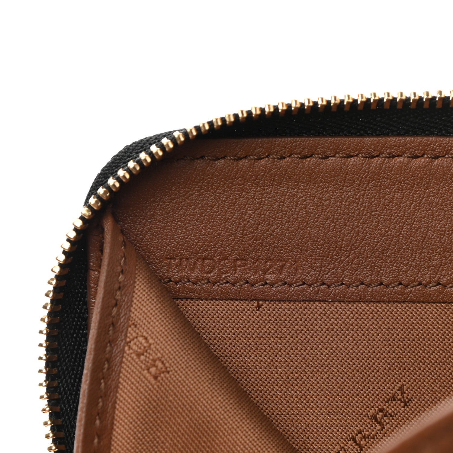 Burberry Calfskin Horseferry Check Medium Marston Zip Around Wallet Tan 7 of 7