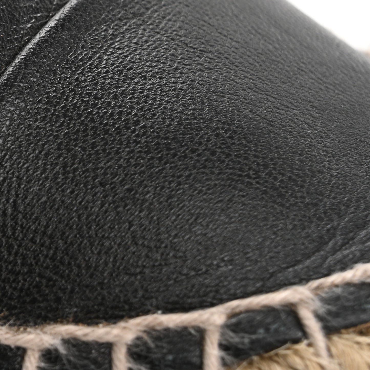 Lambskin CC Espadrilles 39 Black