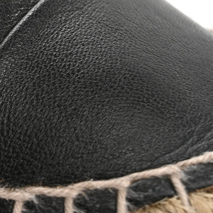 Chanel Lambskin CC Espadrilles 39 Black 12 of 15