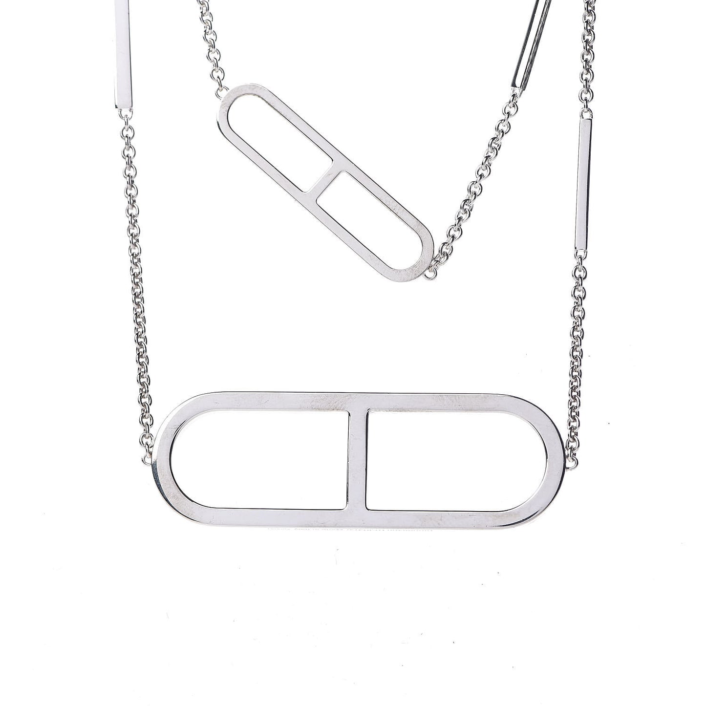 Sterling Silver Ever Chaine d'Ancre Long Necklace 120