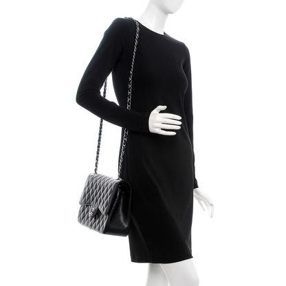 Chanel Caviar Quilted Jumbo Double Flap Black 2 of 10