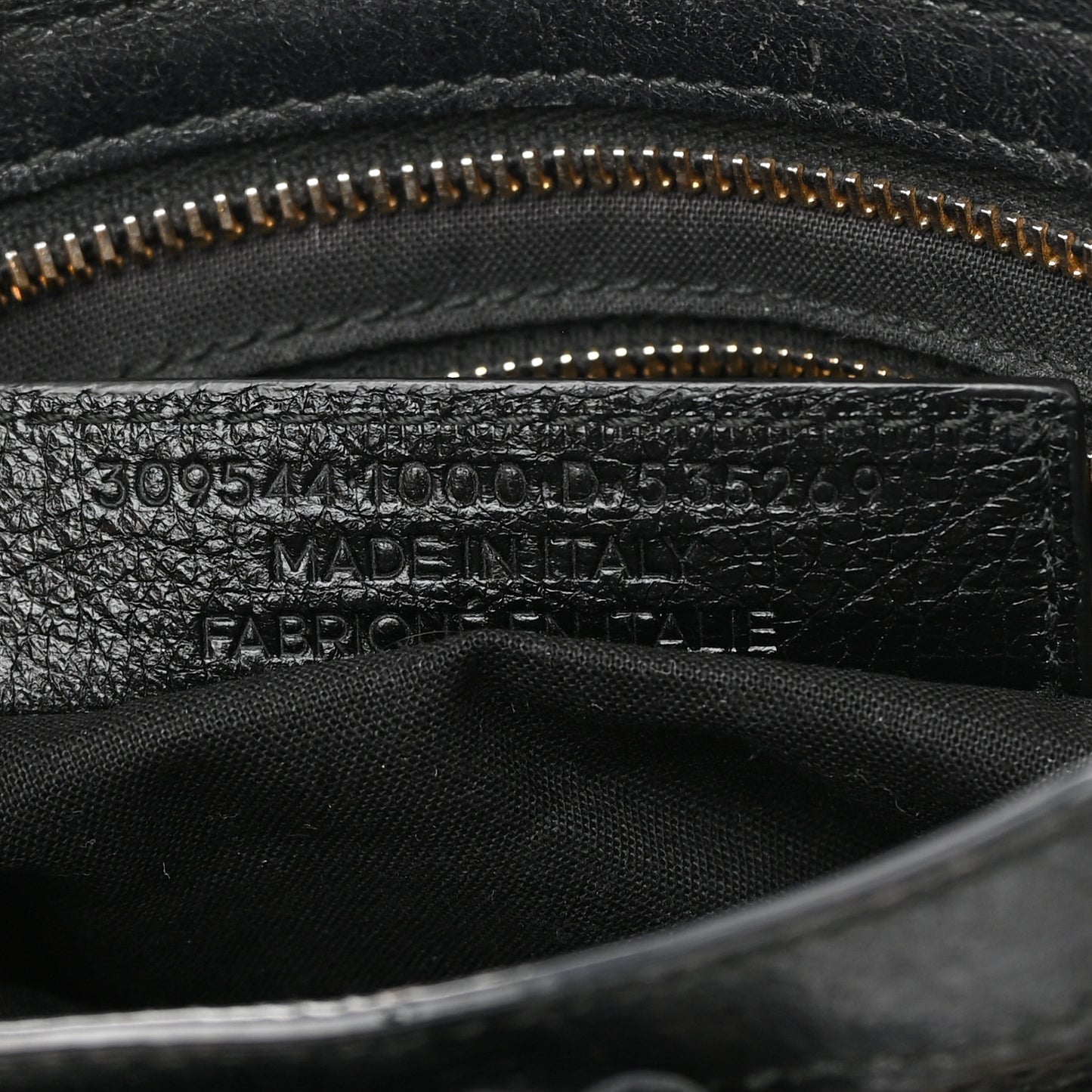 Agneau Giant 12 Gold Hardware Mini City Black